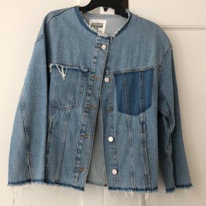 Denim jacket.